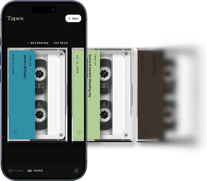 Tape voice-message screens