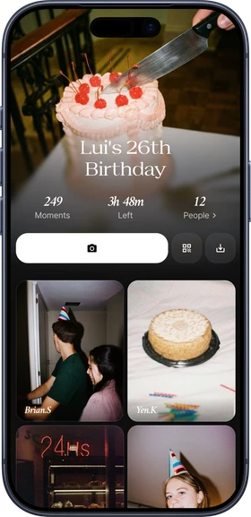 Lui’s birthday album in Once